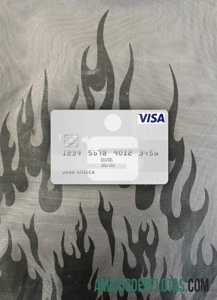 Frente Photolook do Visto Sparkasse da Alemanha exemplo